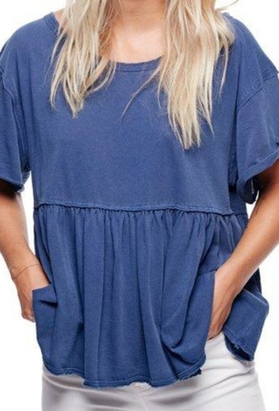 Free People Tops - EYE Free People Odyssey Tee Lg